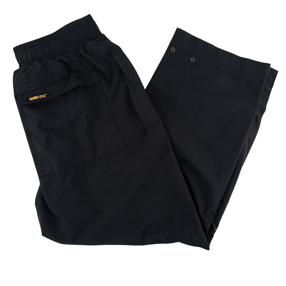 Zero Restriction Mens Small Gore-Tex Rain Pants Black Waterproof Golf Gorpcore